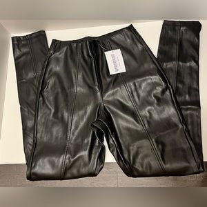 Faux Leather Ankle Pants